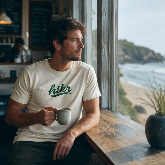 HIKR Boardwalk 100% Organic Cotton Everyday T-Shirt
