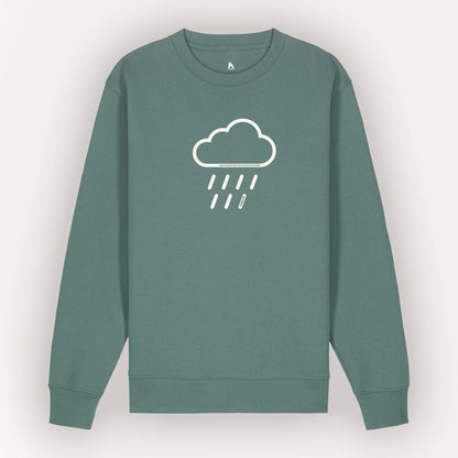 Heading Into Known Rain 100% Organic Cotton Sweater