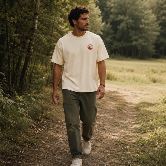 HIKR Apparel Co 100% Organic Cotton Heavyweight T-Shirt