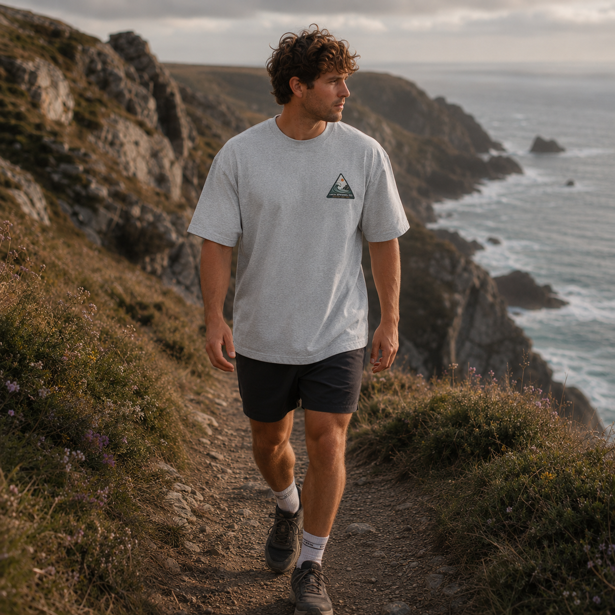 HIKR Arfordir 100% Organic Cotton Heavyweight T-Shirt