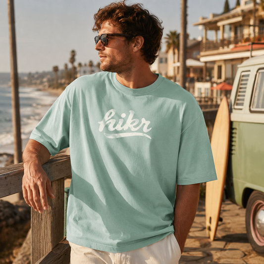 HIKR Boardwalk 100% Organic Cotton Heavyweight T-Shirt