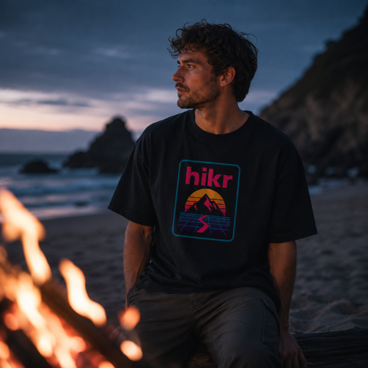 HIKR Glo 100% Organic Cotton Heavyweight T-Shirt