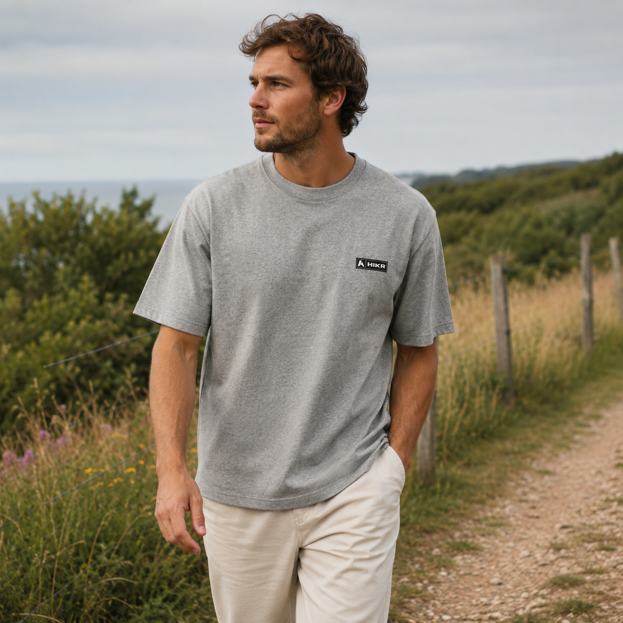 HIKR OG (Woven) 100% Organic Cotton Heavyweight T-Shirt