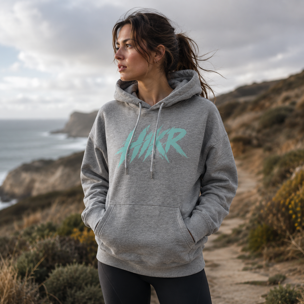 HIKR Raw 100% Organic Cotton Hoodie