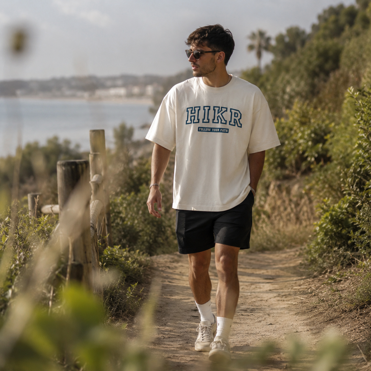 HIKR VRSTY 100% Organic Cotton Heavyweight T-Shirt