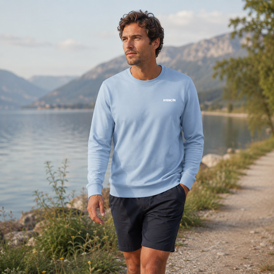 HIKR Core Organic Cotton Lightweight Sweater