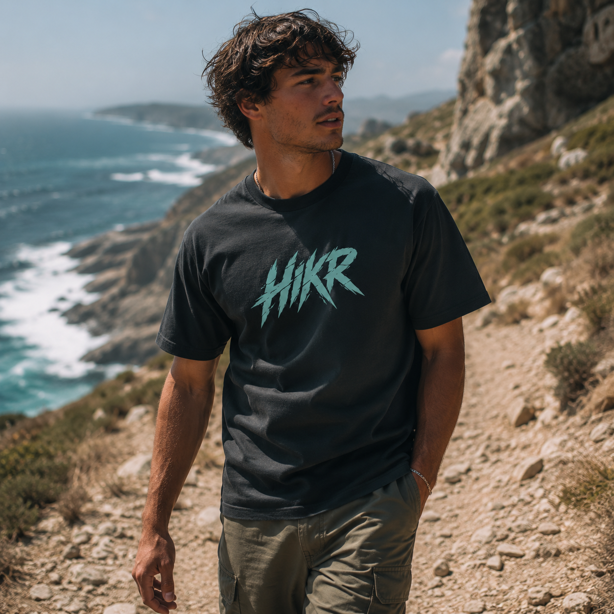 HIKR RAW 100% Organic Cotton Heavyweight T-Shirt