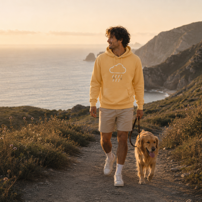 Heading Into Known Rain 100% Organic Cotton Hoodie