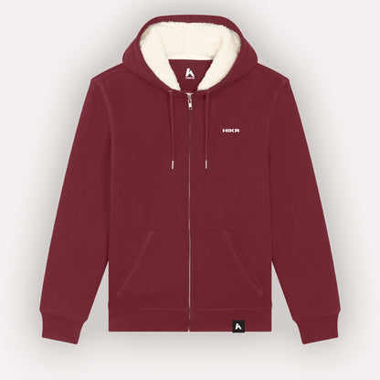 HIKR Hygge Organic Cotton Sherpa Lined Hoodie