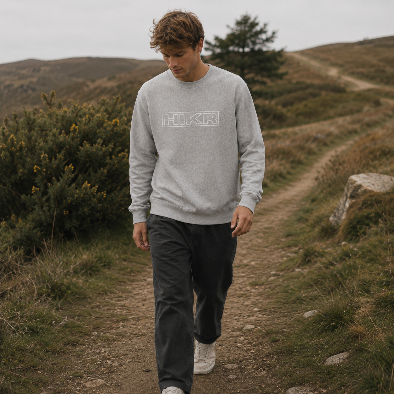 HIKR Landmark Organic Cotton Lightweight Sweater