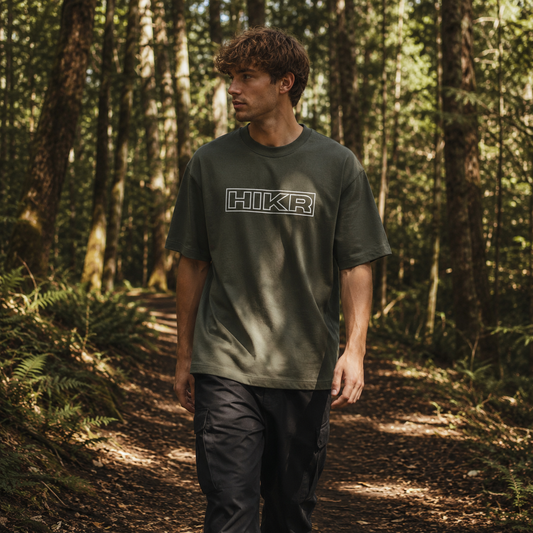 HIKR Landmark 100% Organic Cotton Heavyweight T-Shirt