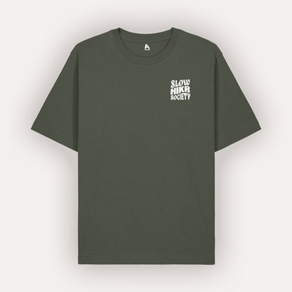 Slow HIKR Society 100% Organic Cotton Heavyweight T-Shirt